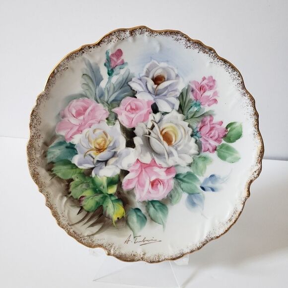 VTG Hanging Plates (2) Signed - Picture 2 of 10